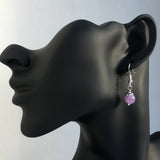 Genuine Light Lavender Amethyst Simple Drop Earrings - Quality Natural Gemstone Drop Earrings