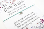 Wish Bracelet - Little Bird Charm Bracelet. Songbird Bracelet. Choice of Colours