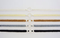 Bee Bracelet - Honey Bee Macrame Charm Bracelet. Friendship Bracelet. Stacking Bracelet. Choice of Colours.