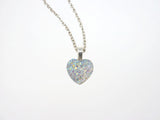 Opal Heart Necklace - Bridesmaid Necklace. Be My Bridesmaid.