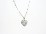 Silver Heart Necklace - Bridesmaid Necklace. Be My Bridesmaid.