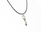Fertility Goddess Necklace. Goddess Pendant. Adjustable Black Cotton Cord Necklace