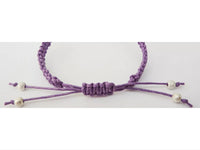 LOVE Heart Bracelet - Macrame Bracelet. Adjustable Stacking Bracelet